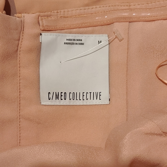 C/MEO COLLECTIVE MIDI DRESS ROSE SIZE MEDIUM - Picture 8 of 13